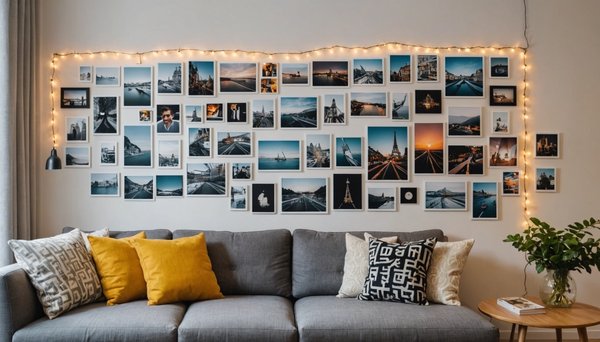 Créer un Mur de Photos Sans Percer : Astuces Ingénieuses pour un Décor Parfait !