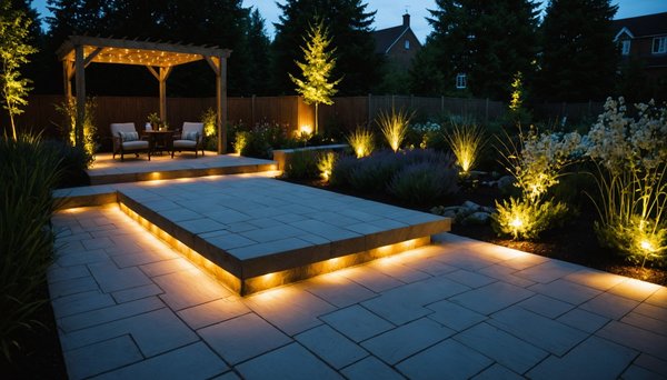 Dalles de jardin lumineuses : apporter de la lumière à votre espace extérieur